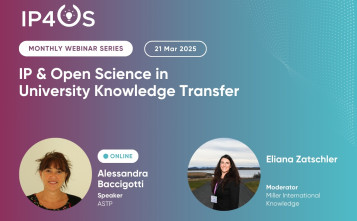 IP & Open Science in University Knowledge Transfer