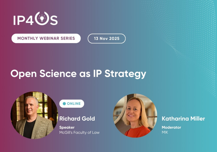 IP4OS webinar highlights Open Science as an IP strategy